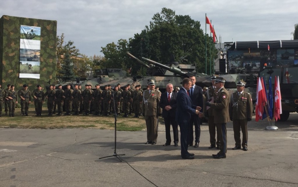 Nowa dywizja będzie nazwana 18. dywizją, co ma być nawiązaniem do 18. dywizji piechoty walczącej w Bitwie Warszawskiej 1920 roku. Fot. twitter.com/MON_GOV_PL