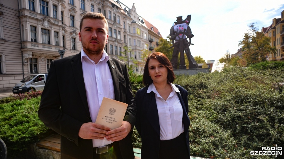 Stowarzyszenie Koliber skupia osoby o poglądach liberalno-konserwatywnych. Jego członkami są studenci, a także przedsiębiorcy. Fot. Kamila Kozioł [Radio Szczecin]