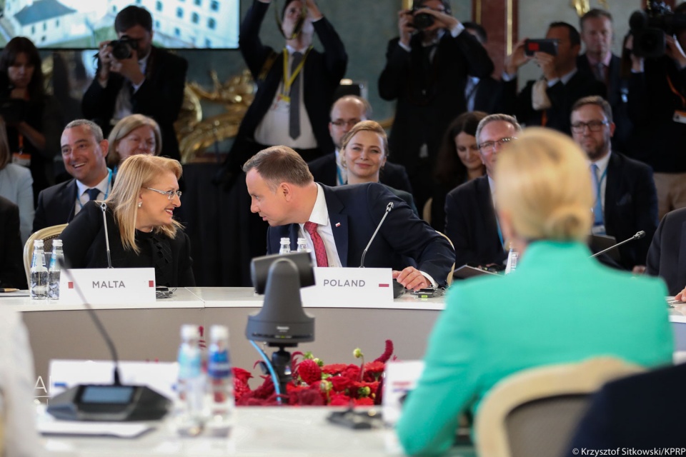 Prezydent na szczycie Grupy Arraiolos na Łotwie. Fot. Krzysztof Sitkowski/KPRP, źródło: www.prezydent.pl