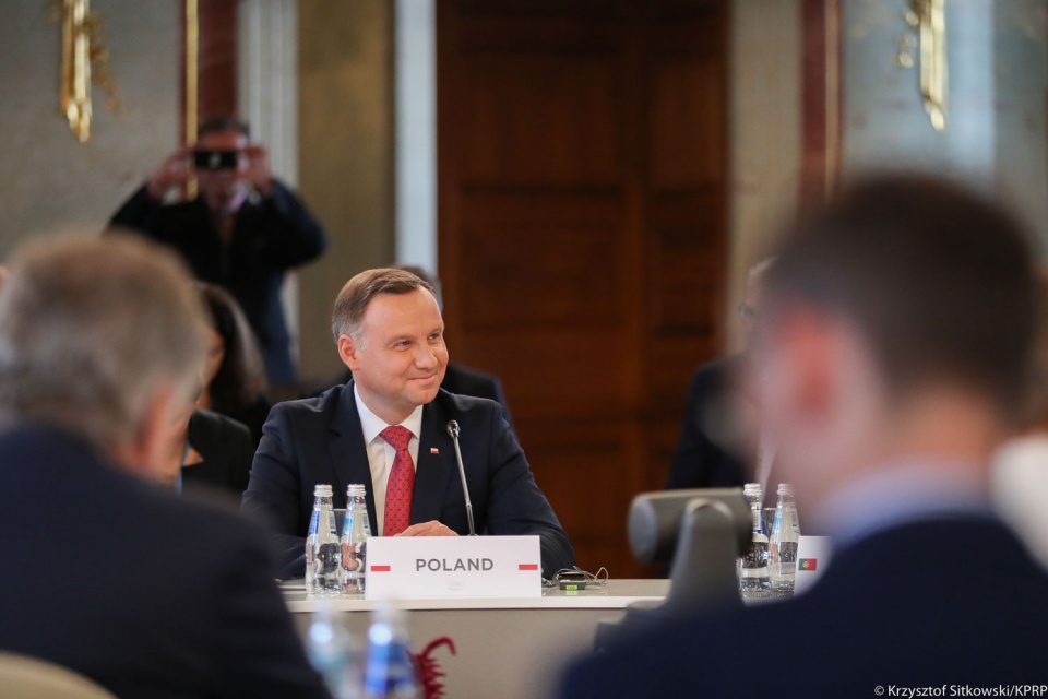 Prezydent na szczycie Grupy Arraiolos na Łotwie. Fot. Krzysztof Sitkowski/KPRP, źródło: www.prezydent.pl