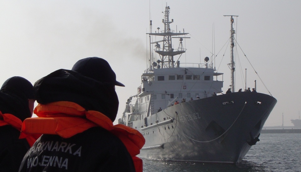 ORP "Heweliusz". Mat. Centrum Żeglarskiego w Szczecinie