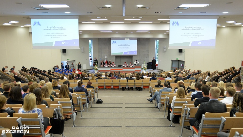 Inauguracja roku akademickiego na Zachodniopomorskim Uniwersytecie Technologicznym. Fot. Łukasz Szełemej [Radio Szczecin]