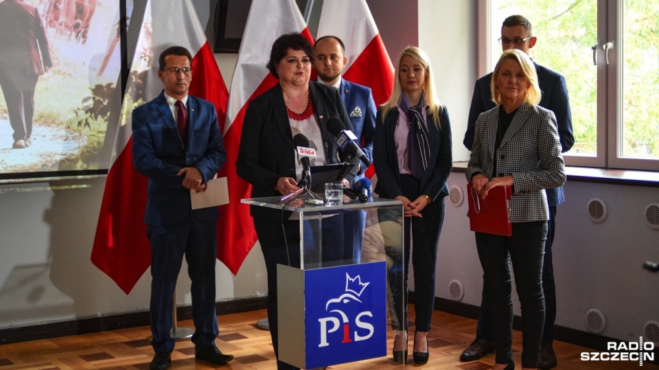 Program dla seniorów przedstawili w poniedziałek politycy Prawa i Sprawiedliwości. Fot. Kamila Kozioł [Radio Szczecin]