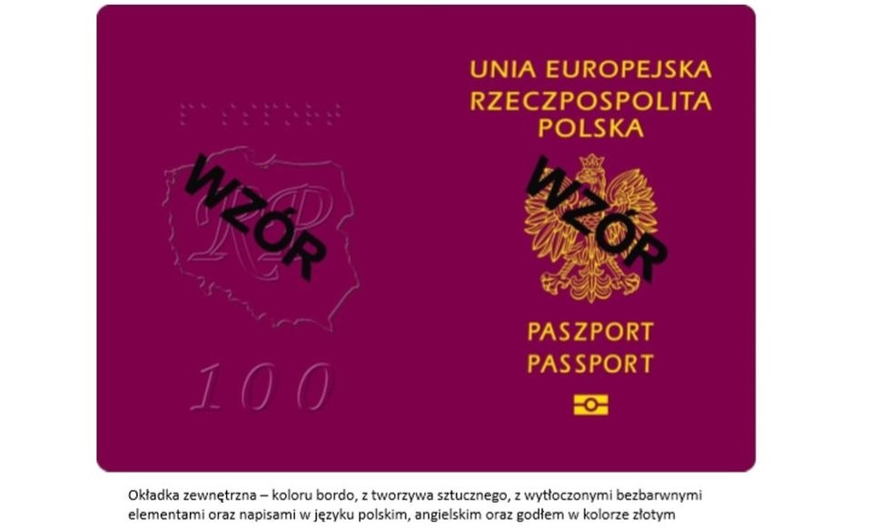 Rocznicowy paszport zawiera w sobie grafiki wybrane przez internautów. Fot. mswia.gov.pl