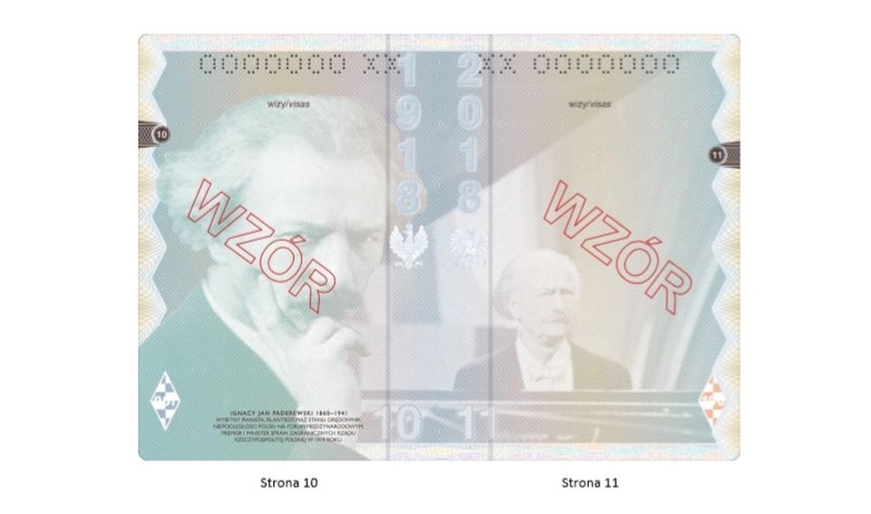 Rocznicowy paszport zawiera w sobie grafiki wybrane przez internautów. Fot. mswia.gov.pl