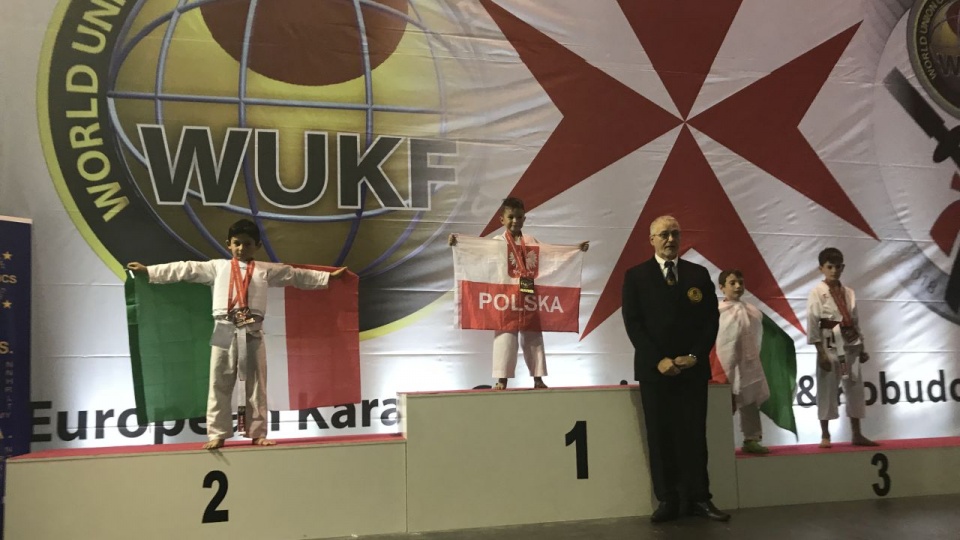Mistrz Europy 2018 - Brunon Giers. źródło: Klub Karate Bushikan