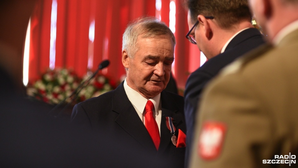 Uroczystość wręczenia medal Pro Patria. Fot. Kamila Kozioł [Radio Szczecin]