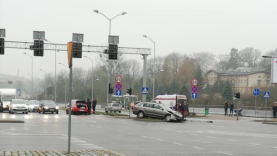 Skrzyżowanie ul. Chopina z Wszystkich Świętych. źródło: Facebook Grupa Suszą! Szczecin