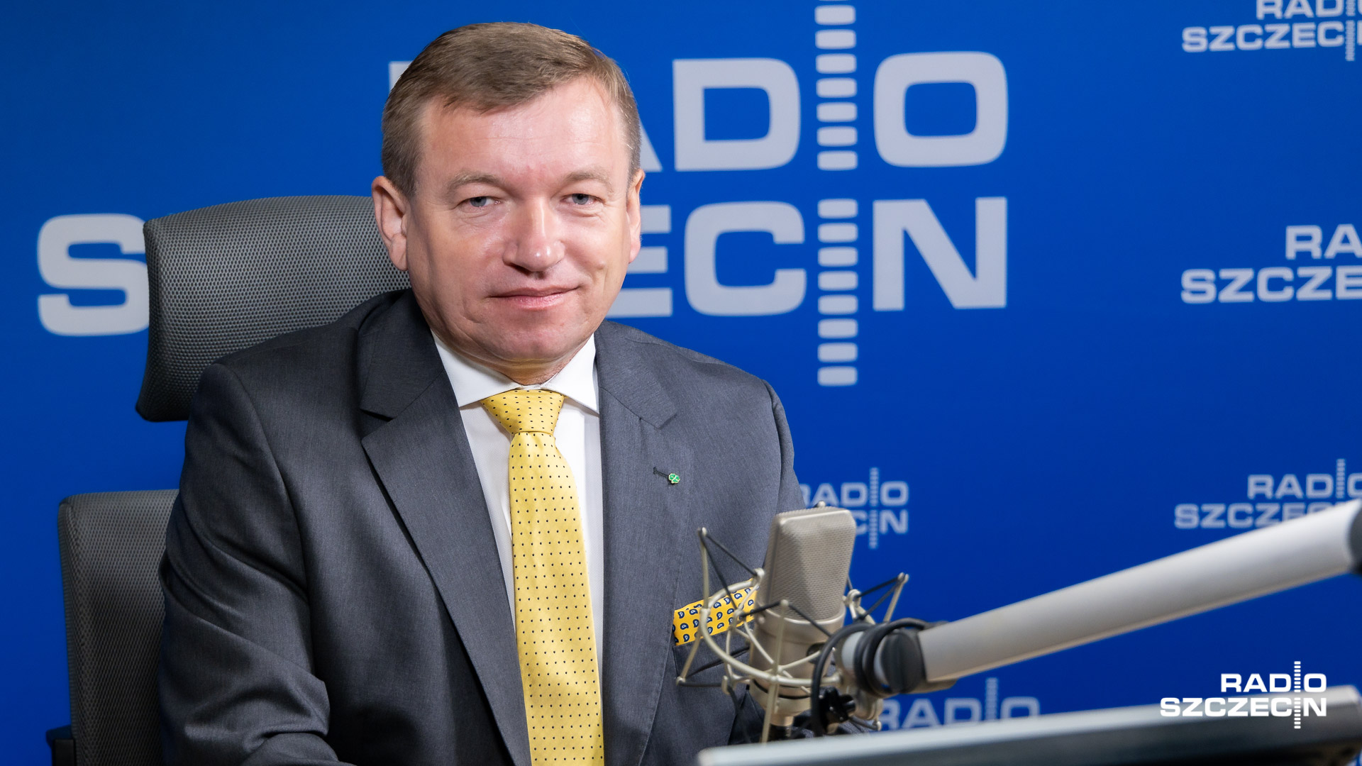 Jarosław Rzepa, szef zachodniopomorskiego PSL. Fot. Robert Stachnik [Radio Szczecin/Archiwum]