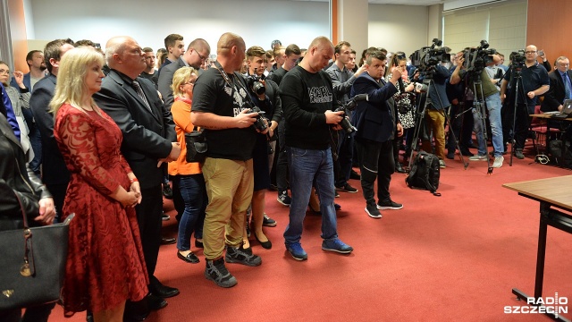 Fot. Łukasz Szełemej [Radio Szczecin] Unijni sceptycy w Szczecinie. Konwencja Konfederacji [ZDJĘCIA]