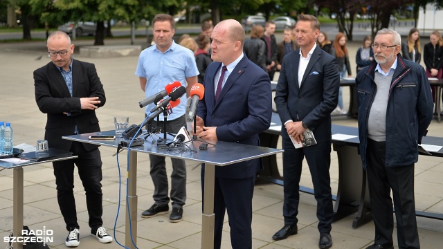 Fot. Łukasz Szełemej [Radio Szczecin] Szczecin będzie świętował rocznicę pierwszych częściowo wolnych wyborów [ZDJĘCIA]