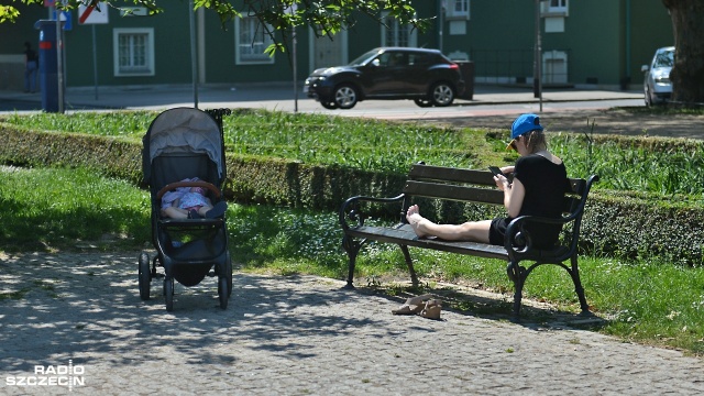 Fot. Łukasz Szełemej [Radio Szczecin] Szczecin zalany słońcem [UPAŁ W OBIEKTYWACH NASZYCH FOTOREPORTERÓW]
