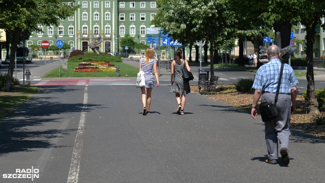 Fot. Łukasz Szełemej [Radio Szczecin] Szczecin zalany słońcem [UPAŁ W OBIEKTYWACH NASZYCH FOTOREPORTERÓW]