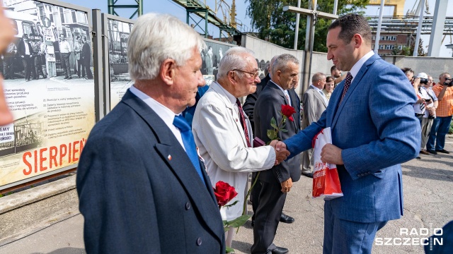 Fot. Robert Stachnik [Radio Szczecin] Obchody Porozumień Sierpniowych. "Stocznia jest symbolem pragnienia wolności" [ZDJĘCIA]