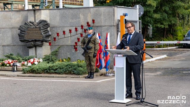 Fot. Robert Stachnik [Radio Szczecin] Obchody Porozumień Sierpniowych. "Stocznia jest symbolem pragnienia wolności" [ZDJĘCIA]