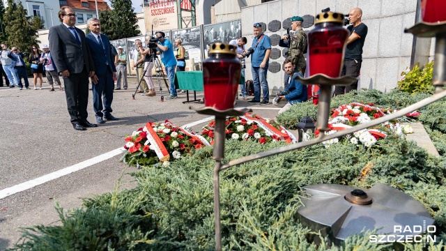 Fot. Robert Stachnik [Radio Szczecin] Obchody Porozumień Sierpniowych. "Stocznia jest symbolem pragnienia wolności" [ZDJĘCIA]