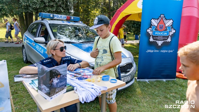 Fot. Robert Stachnik [Radio Szczecin] Mieszkańcy łączą wypoczynek z nauką pierwszej pomocy [ZDJĘCIA]