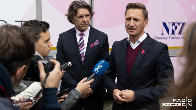 Fot. Robert Stachnik [Radio Szczecin] Dzięki mobilnemu mammografowi przebadanych zostanie tysiące kobiet [WIDEO, ZDJĘCIA]