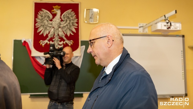 Fot. Robert Stachnik [Radio Szczecin] Joachim Brudziński zachęca do uczestnictwa w wyborach [WIDEO, ZDJĘCIA]
