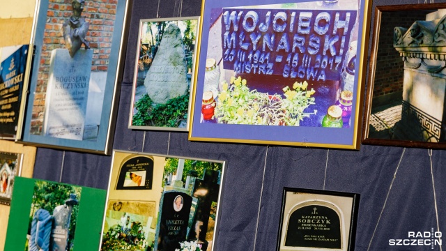 Fot. Robert Stachnik [Radio Szczecin] Cmentarne pejzaże na wystawie przy szczecińskiej nekropolii [WIDEO, ZDJĘCIA]