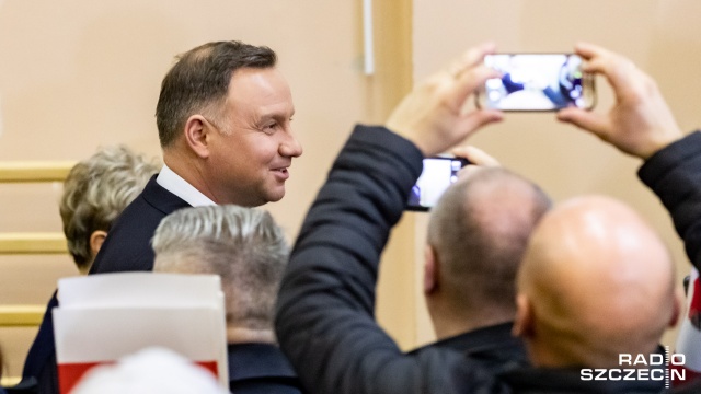 Fot. Robert Stachnik [Radio Szczecin] Prezydent: "to jest ostatni powiat w Polsce, którego jeszcze nie odwiedziłem" [DUŻO ZDJĘĆ]