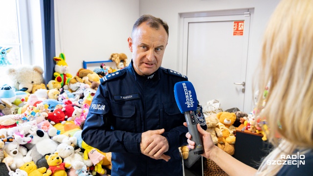 Fot. Robert Stachnik [Radio Szczecin] Najmłodsi zbierali maskotki dla poszkodowanych dzieci [WIDEO, ZDJĘCIA]