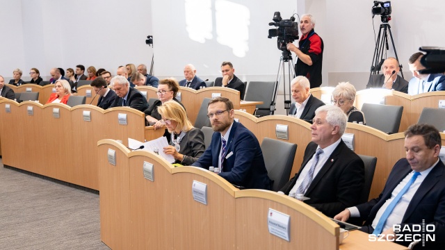 Fot. Robert Stachnik [Radio Szczecin] Marszałek o inwestycjach. PiS: To budżet zabawy [ZDJĘCIA]