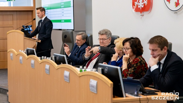 Fot. Robert Stachnik [Radio Szczecin] Marszałek o inwestycjach. PiS: To budżet zabawy [ZDJĘCIA]