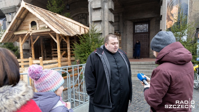 Fot. Robert Stachnik [Radio Szczecin] Żywe szopki atrakcją pierwszego dnia Świąt [DUŻO ZDJĘĆ]