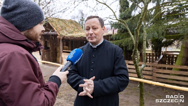 Fot. Robert Stachnik [Radio Szczecin] Żywe szopki atrakcją pierwszego dnia Świąt [DUŻO ZDJĘĆ]