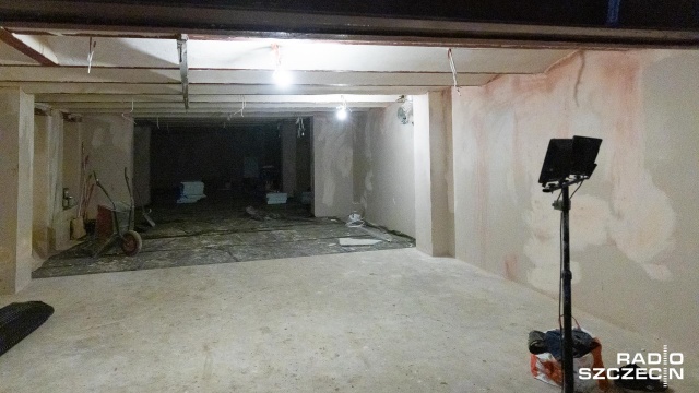 Fot. Robert Stachnik [Radio Szczecin] Remont siedziby klubu Olimp na finiszu [WIDEO, ZDJĘCIA]