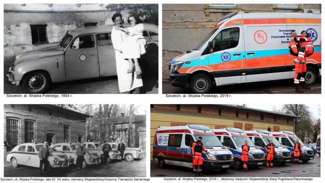 10yearschallenge to dla nich za mało. Wojewódzka Stacja Pogotowia Ratunkowego w Szczecinie cofa się do lat 50., by porównać zdjęcia. Efektem jest zabawna sesja ratowników i lekcja historii o tym, jak kiedyś działało pogotowie.
