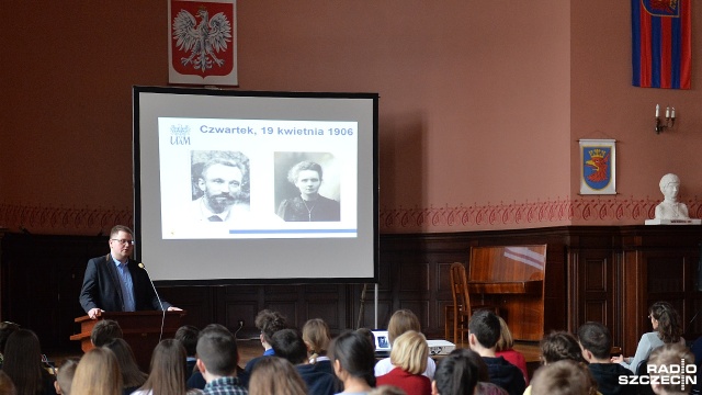 Maria Skłodowska-Curie, jej życie i praca były tematem wykładów organizacji pod nazwą Piękniejsza Strona Nauki.