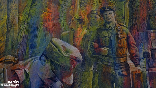 Generał Mieczysław Boruta-Spiechowicz oraz Don Kichot mają swoje murale. W poniedziałek na szczecińskim Skolwinie odbyło się ich uroczyste odsłonięcie.