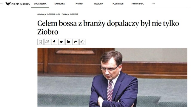 Jan S. oprócz ministra Ziobry planował zabójstwo policjantów