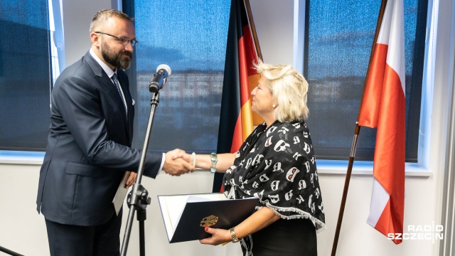 Mariusz Majkut nowym konsulem honorowym Republiki Federalnej Niemiec w Szczecinie. Na urząd wprowadziła go Konsul Generalna w Gdańsku Cornelia Pieper.