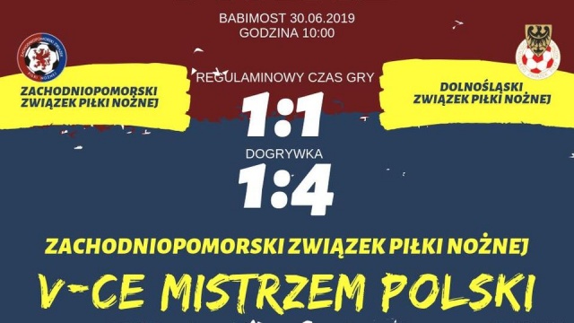 Piłkarska kadra Zachodniopomorskiego Związku Piłki Nożnej do lat 14 zdobyła srebrny medal Mistrzostw Polski.