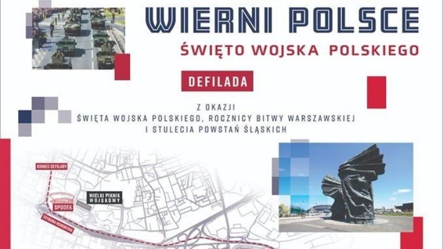 Defilada i obchody Święta Wojska Polskiego w Katowicach