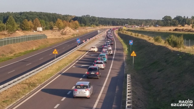 Koniec weekendu to jak zawsze korki na drogach regionu.
