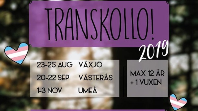 Na południu Szwecji odbył się w weekend obóz dla nieletnich zastanawiających się nad zmianą płci. Przyjmowano dzieci do lat 12, które musiały przyjechać z dorosłym, prawnym opiekunem.