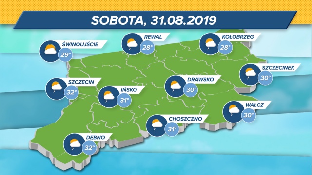 W całym regionie temperatury albo tuż przed, albo powyżej 30 stopni Celsjusza.