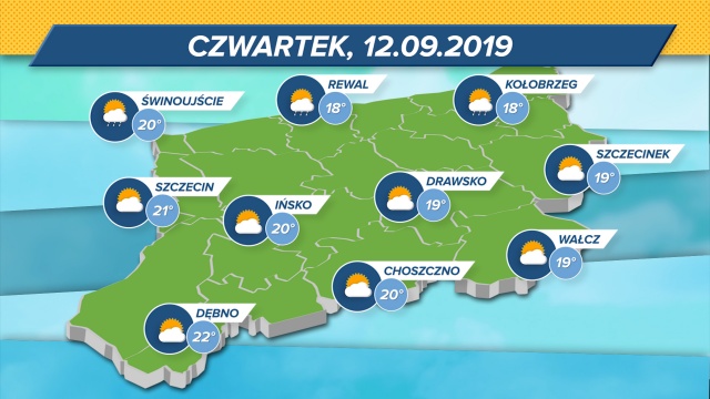 Czwartek zapowiada się słoneczny, ale nad samym morzem warto pamiętać o parasolce podczas spacerów. Weekend bez większych zmian, a pogorszenie pogody może nastąpić w poniedziałek.