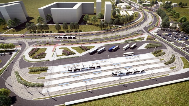 Zbudowane zostaną tam na odcinku ponad kilometra dwie jezdnie po dwa pasy ruchu. Będą chodniki, ścieżki rowerowe, cztery nowe ronda i torowisko z pętlą tramwajowo-autobusową.