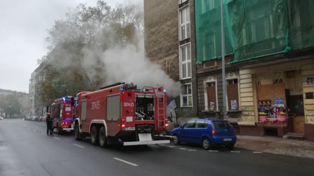 W zamkniętym budynku po byłej Szkole Podstawowej nr 54 - tzw. Maciusiu doszło do pożaru.