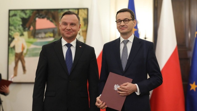 Prezydent Andrzej Duda powierzył misję tworzenia rządu Mateuszowi Morawieckiemu.