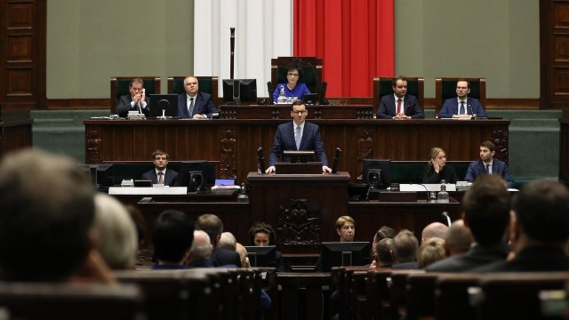 Premier Mateusz Morawiecki powiedział, że Polska jest i musi pozostać integralną częścią Unii Europejskiej i NATO.