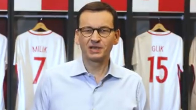 Premier Mateusz Morawiecki z okazji 100-lecia PZPN życzy piłkarskiej reprezentacji jak najwyższego miejsca na Mistrzostwach Europy 2020.