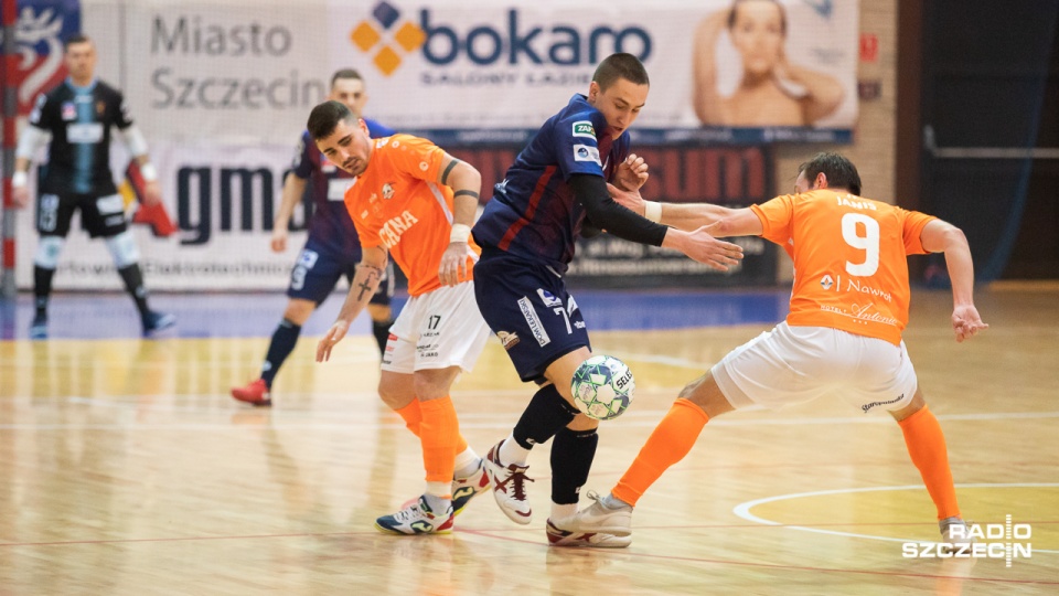 Pogoń 04 Szczecin - Acana Orzeł Futsal Jelcz-Laskowice 2:3. Fot. Robert Stachnik [Radio Szczecin]