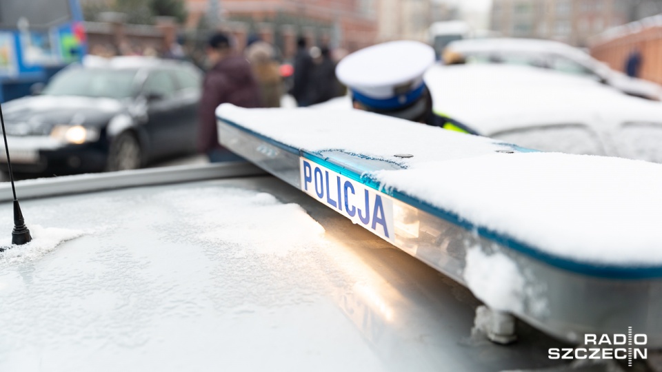 Interweniowała policja. Fot. Robert Stachnik [Radio Szczecin]