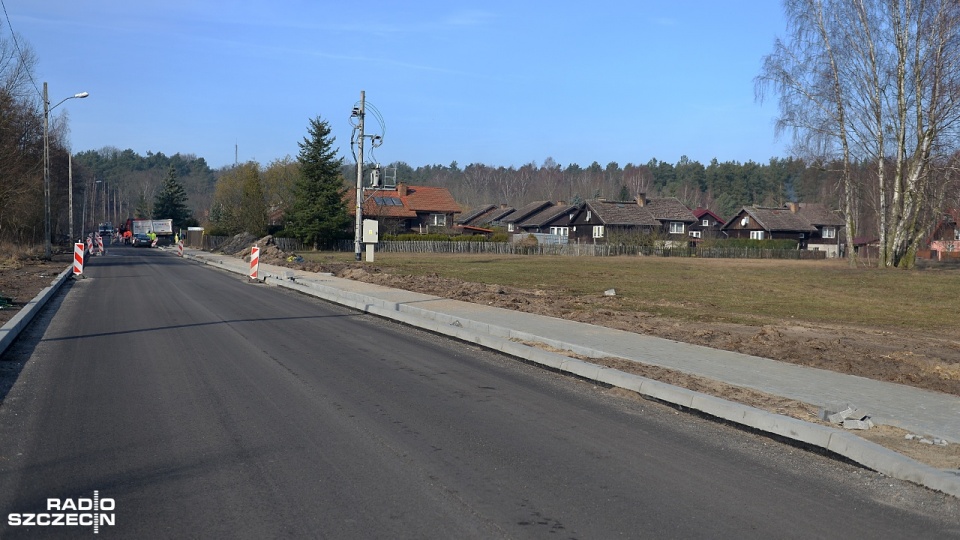 Przebudowa drogi wojewódzkiej nr 114. Fot. Łukasz Szełemej [Radio Szczecin]